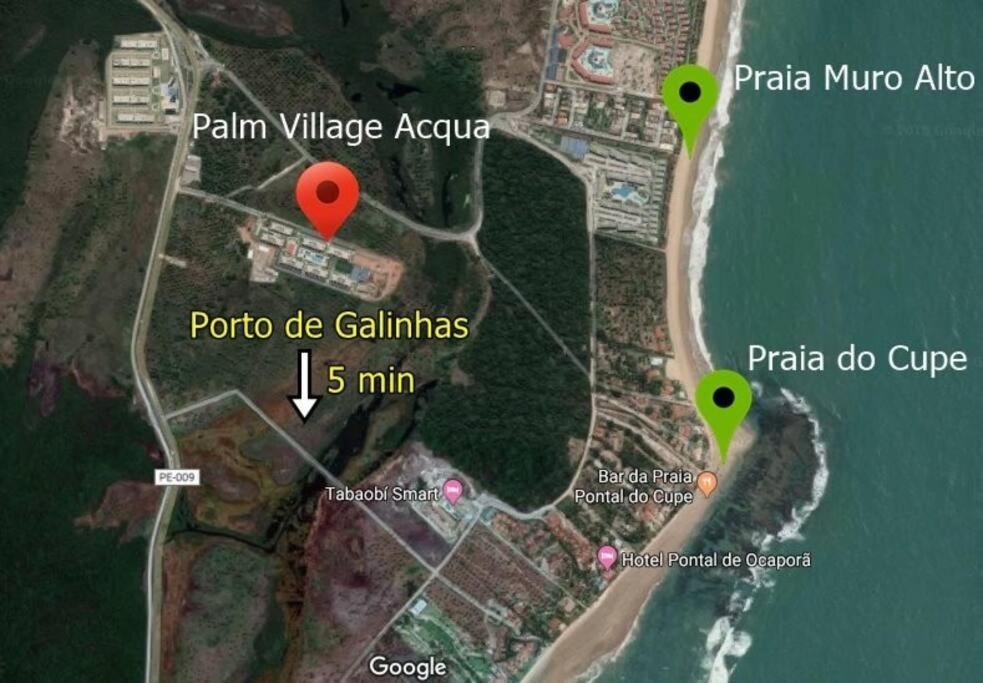 Flat Palm Village Acqua Pôrto das Galinhas Exterior foto